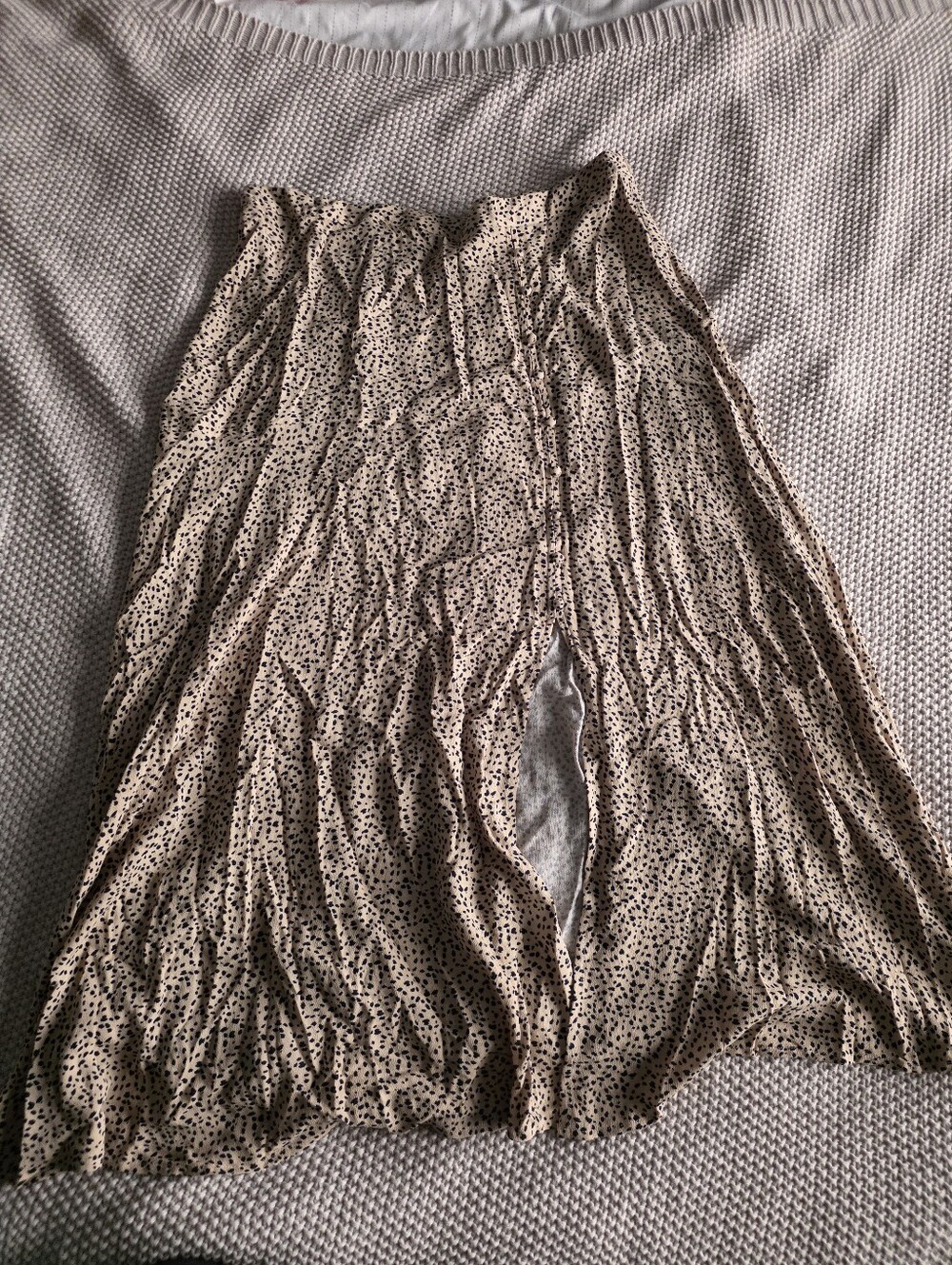 Leopard Print Skirt - Lightweight Women's Skirt